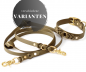 Preview: BioThaneleine Halsband geflochten Olive